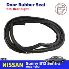 For Nissan Sentra Sunny B12 4D SED 1985-90 Door Rubber Weatherstrip Rear RH Z09