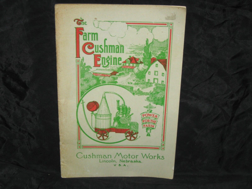 1914 Cushman Motor Works Hit Miss Gasmotor Katalog Lincoln NE