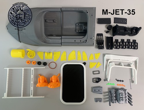 Superspring 1:10 Brushless RC Jet Boat 390mm 15" Kit M-JET-35 Mini Pump - Picture 16 of 18