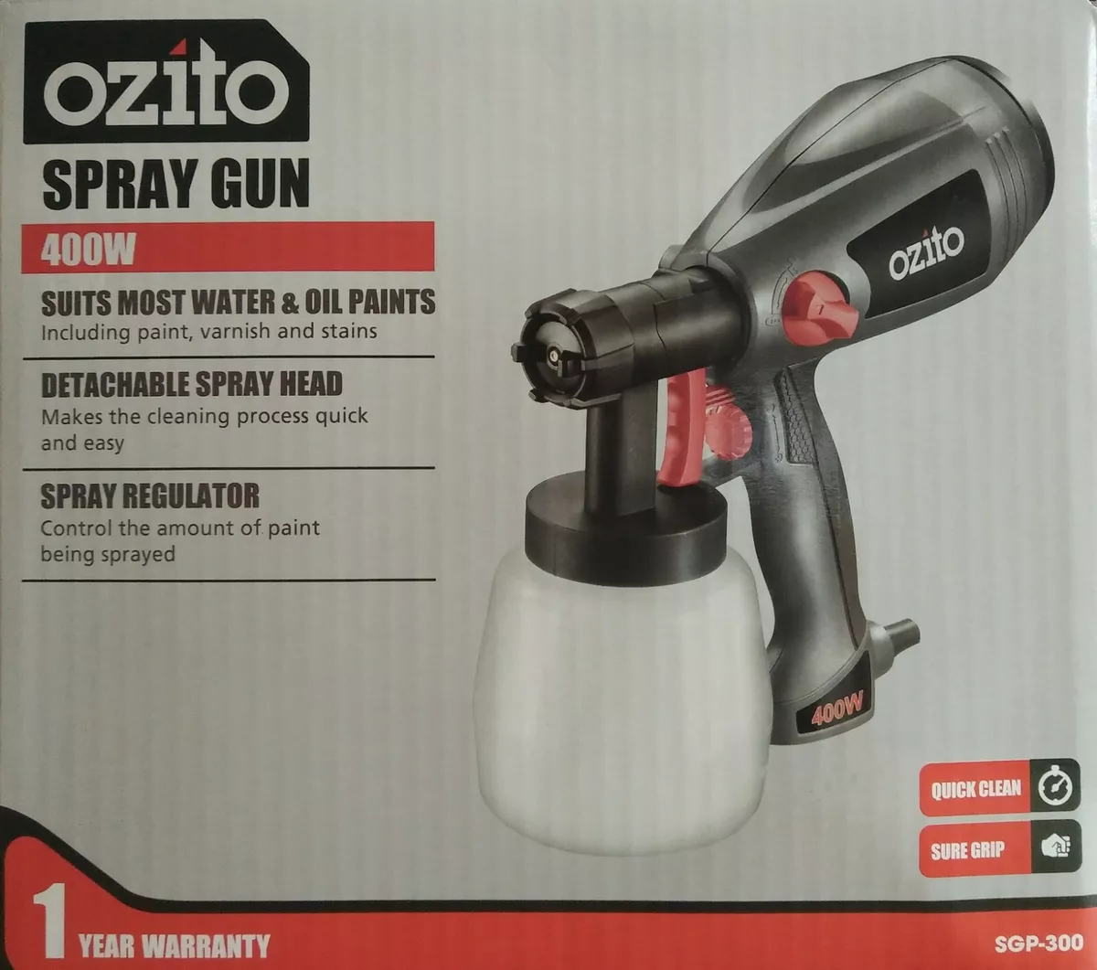 Ozito cordless online spray gun review