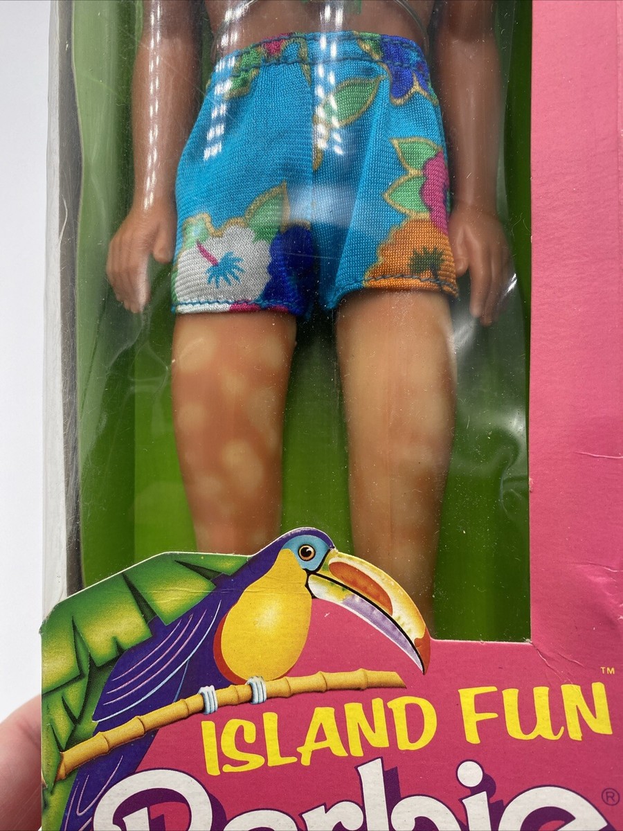 Barbie Island Fun Ken Miko Doll 1987 New in box Hawaiian Mattel