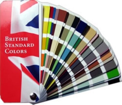 EMAILLE LACKFARBEN - BS 381 C BS 4800 & RAL Classic Colour Fan Deck / Swatch