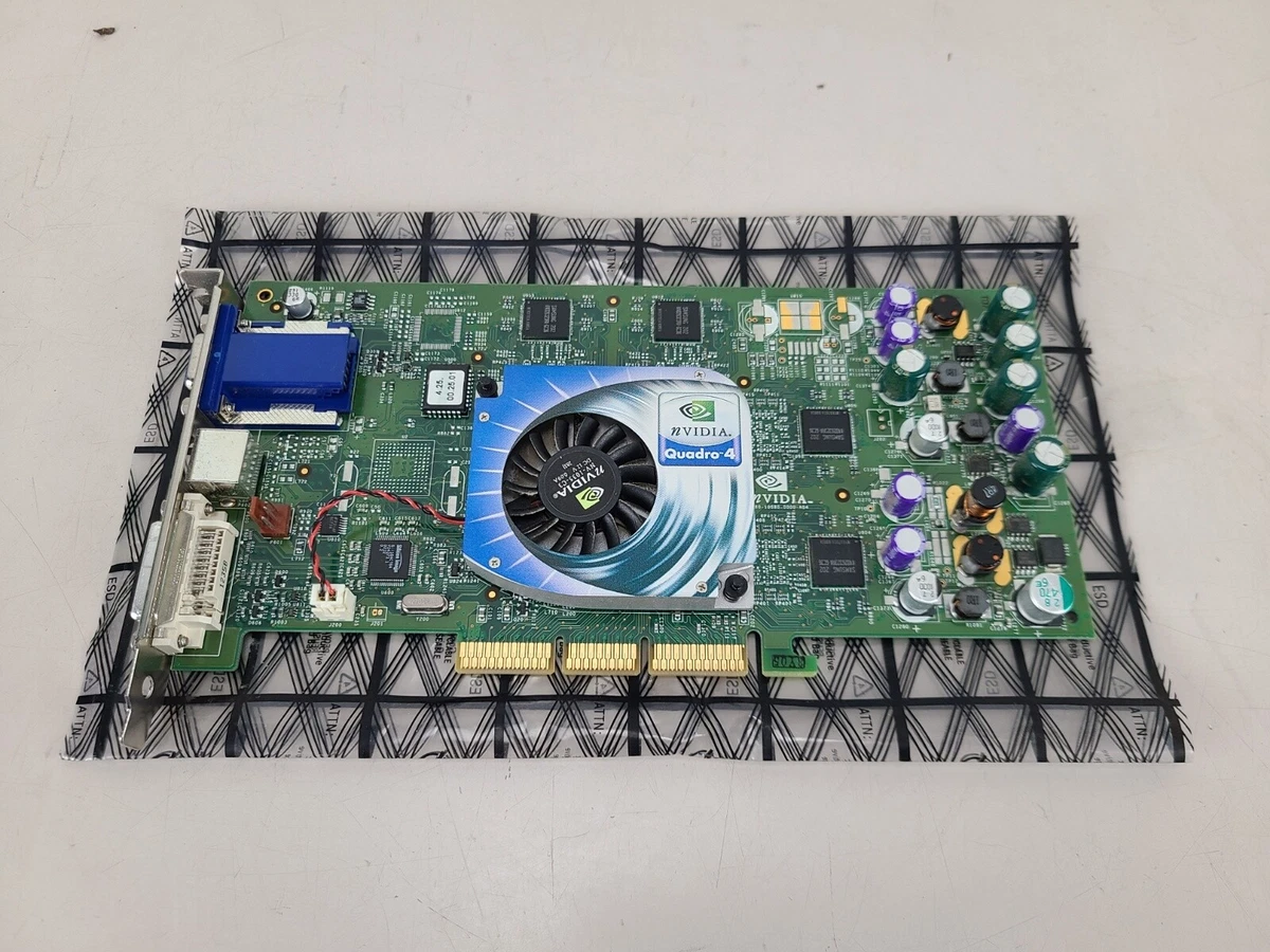 Nvidia Quadro4 700 XGL AGP 4x 64MB DVI VGA NV25 GL TW 06F389 56180