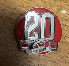 HURRICANES CAROLINA 20TH ANNIVERSARY NHL HOCKEY PIN