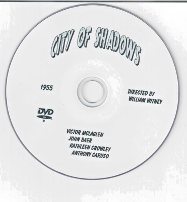 CITY OF SHADOWS 1955 RARE CRIME/FILM NOIR ON DVD-R !!! | eBay