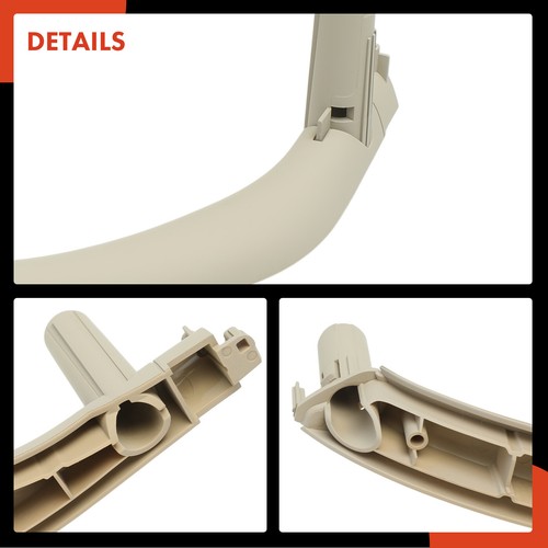 A-Premium 3x Left & Right Oyster Interior Door Pull Handle Trim Set for BMW X5 - Picture 7 of 10