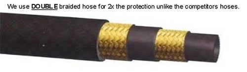 06-10 5/8" Duramax Transmission Lines/Cooler Hoses - Chevy GMC 6.6L w/ Allison - Picture 3 of 4