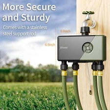 Sprinkler Timer Outdoor WiFi Water Timer for Garden Hose Programmable 4 Outlets