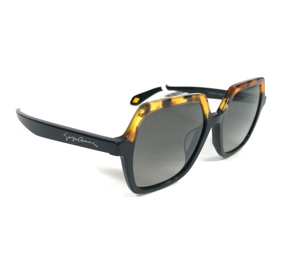 Giorgio Armani Sunglasses AR8193-U 5875/19 Yellow Havana Black w/ Grey Gradient - Image 3 of 4