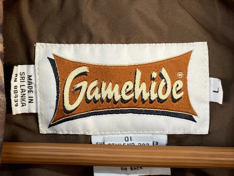 Chaqueta de Caza Camuflada Vintage Gamehide Para Hombre Talla L Forrada Roble Musgo Sombra Hierba Foto 4 de 4