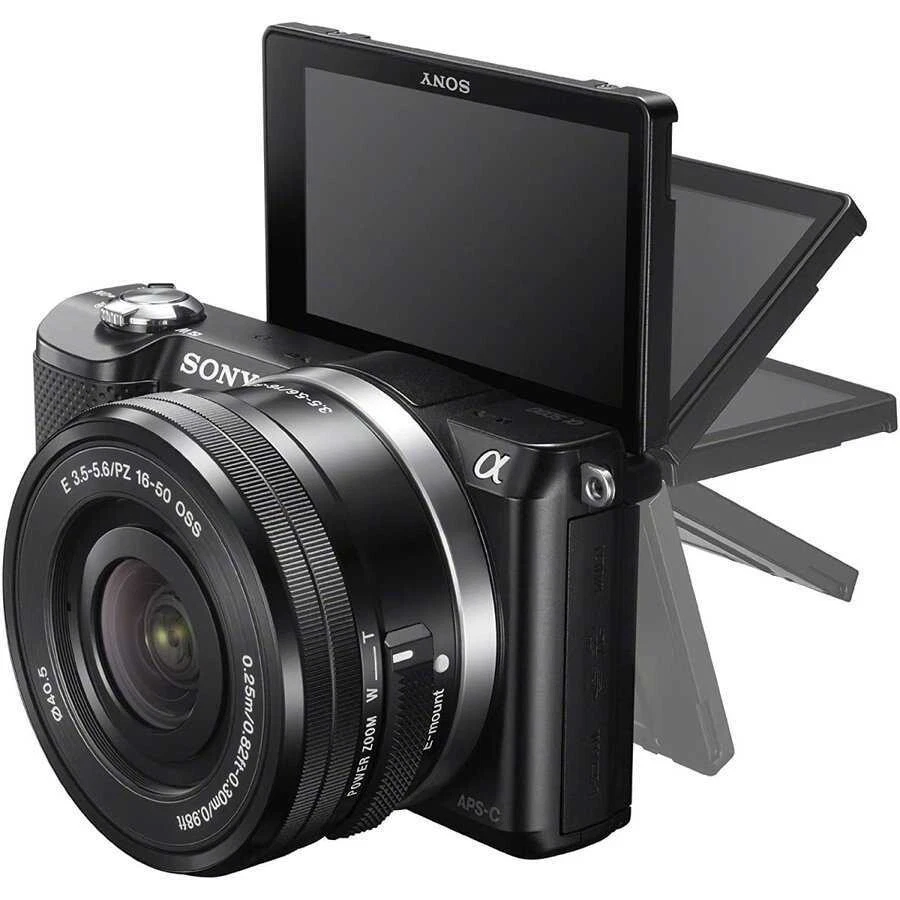 Sony Alpha a5000 20.1 MP Digital Mirrorless Camera with PZ 16-50mm