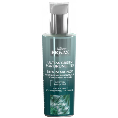 BIOVAX GLAMOUR ULTRA GREEN FOR BRUNETTES NIGHT SERUM
