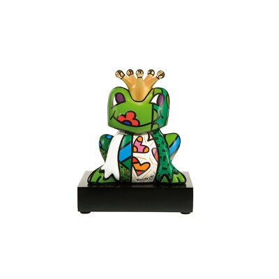 Goebel  Prince - Figur Romero Britto Pop Art 14,5cm Frosch m Krone Dekofigur Neu