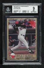 2002 Grandstand Quad City River Bandits Joe Mauer BGS 9 MINT HOF 0q3