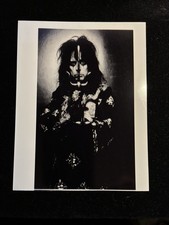 Alice Cooper 3"x5" Promotional Press Photo Glossy Black & White - VG Condition
