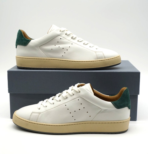Hogan Mens Sneakers Suede UK 8 US 9 EUR 42 Shoes White Green Court