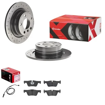 Brembo Disques De Frein Sport + Plaquettes Arrière Pour BMW 1 F20/F21 2 F22/F23 - Photo 1/4