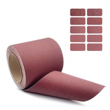 180 Grit Emery Cloth Roll, 4.5 Inch Wide 32.8 Ft Long Equals 1/4 Sheet Sandp...