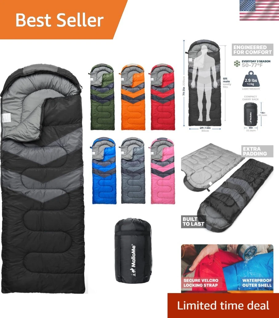 Lightweight Compressible Sleeping Bag – Perfect for Hiking and Family Camping