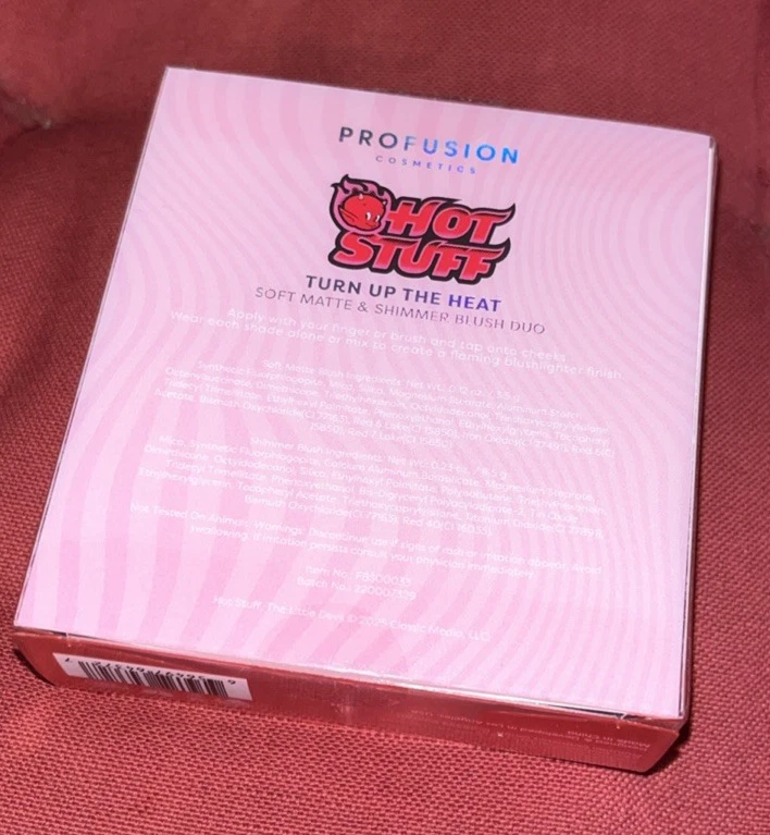 Profusion Hot Stuff The Little Devil Turn up the Heat Blush Duo Brand - NIB - Image 3 of 4