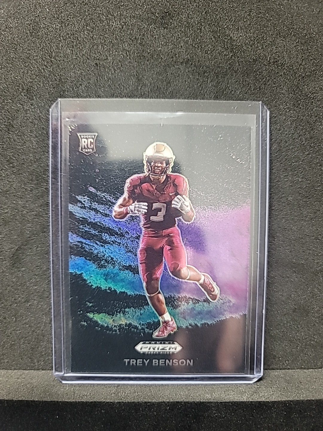 2024 Panini Prizm Draft Picks Black Color Blast Trey Benson #CB-21 (RC) FSU