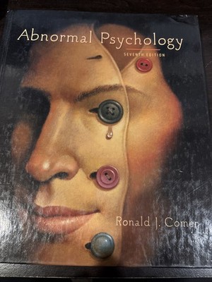 Abnormal Psychology by Ronald J. Comer (2009, Hardcover)