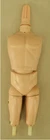 Vintage 1970 Hasbro GI Joe AT Action Figure Neck Chest Thighs Body C6