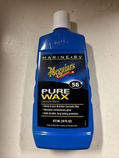 Meguiar’s M5616 Marine/RV Pure Wax Carnauba Blend, 16 Fluid Ounces