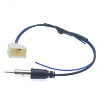 Car Radio Audio Fm Antenna Wire With Amplifier Installation Adapter For Toyota