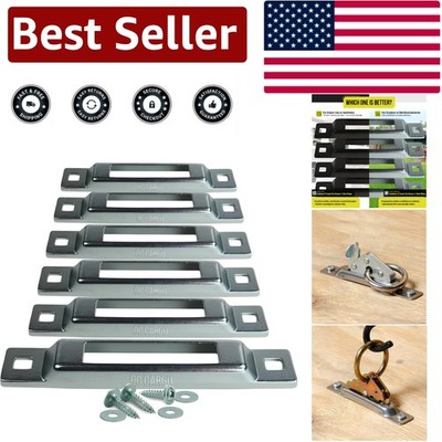 Versatile Mini E Track Cargo Anchors - 6-Pack for Trucks and Enclosed Trailers