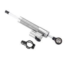 Univerel Moto Direction Amortisseur Argenté Linéaire Stabilisateur