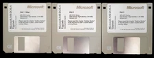 Microsoft MS-DOS 6.0 Operating System Upgrade - Vintage 3.5" 1.44MB Disk
