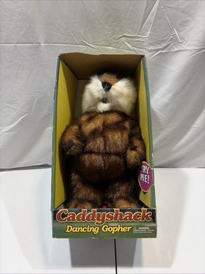 Caddyshack Dancing Gopher Plush Toy Still In Box  Needs Batteries 