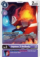 Impmon (X Antibody) BT12-073 C Across Time Digimon TCG