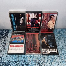 Vintage Lot of 6 Bruce Springsteen Cassette Tapes Born In USA Asbury Lucky Town