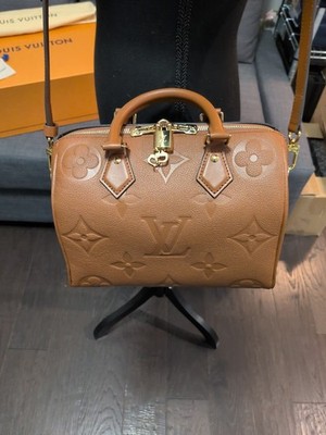 LOUIS VUITTON Monogram Empreinte Speedy Bandouliere 25 VERY LIMITED color M46136