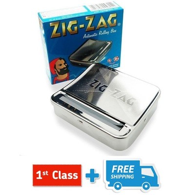 Zick Zack Automatic Zigaretten Tabak Rauchen Drehen Maschine Etui Blechdose