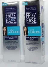 John Frieda Frizz Ease Go Curlier Heat Activated Spray 2 Bottles NO TARIFFS