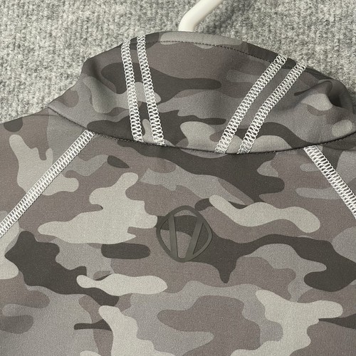 Sunice 1/4 Zip Golf Shirt Mens Small Allendale SuperliteFX Stretch Thermal Camo - Picture 7 of 9