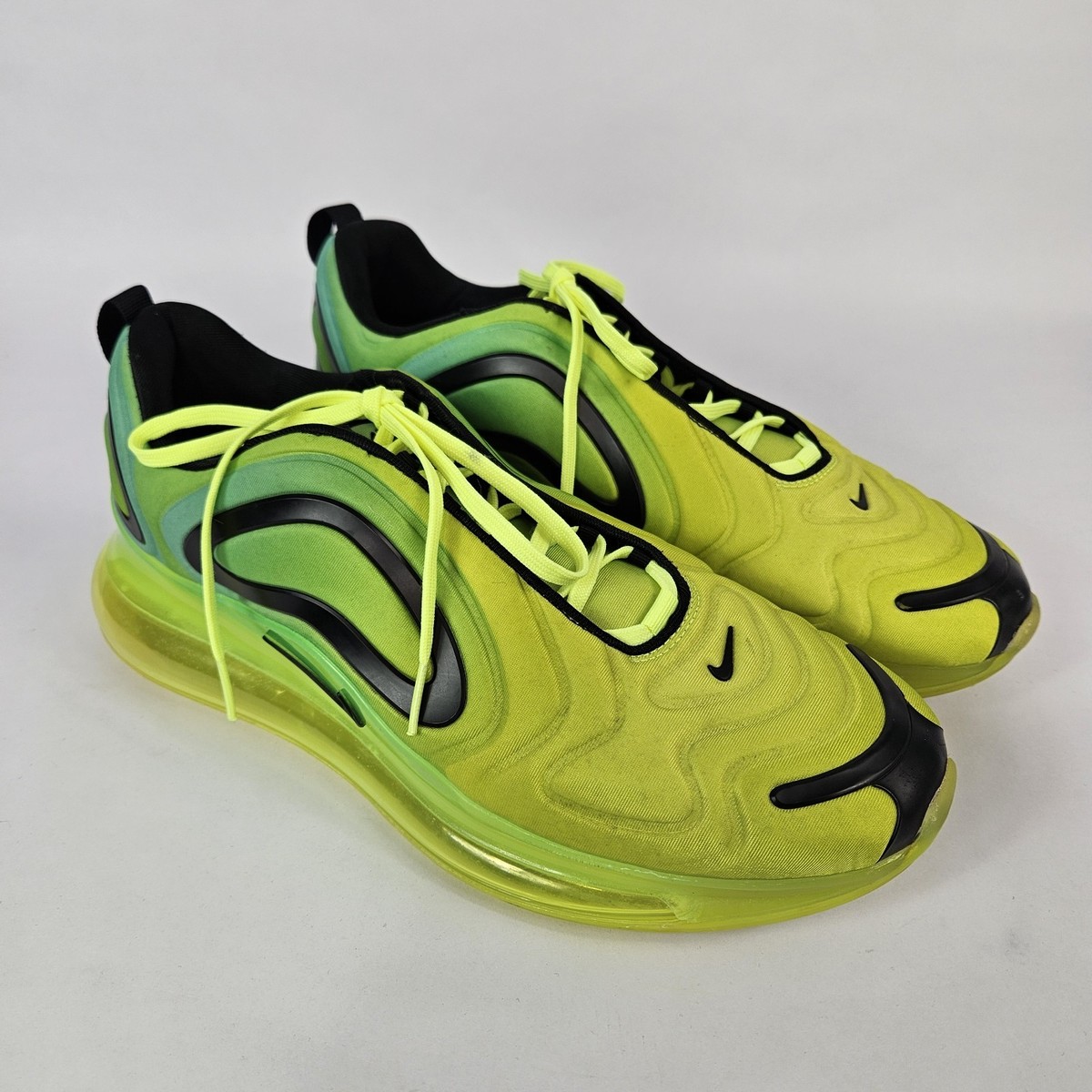 NIKE Air Max 720 Volt Green Men\'s Size 7 Volt Glow Black Sneakers‎ AO2924-701. NIKE Air Max 720 Volt Green Men main image 4