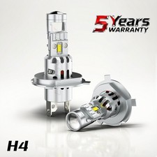 H4 9003 LED Headlight Bulbs Hi/Lo Dual Beam Plug Play 6000K Cool White