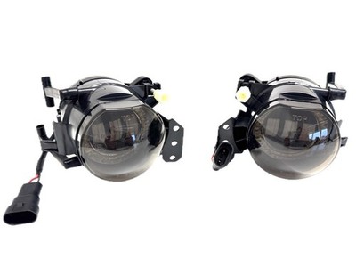 Set LED Nebelscheinwerfer schwarz rauch Passend für BMW 3er E90 E91  04-12