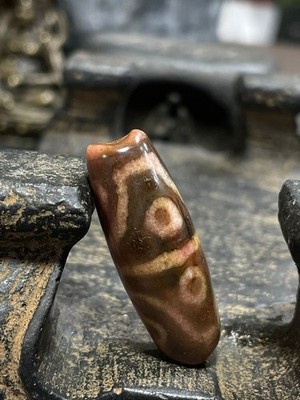 Old Tibetan Nepalese Himalayan Ancient 8 eye Old Dzi Talisman Beads Amulet 八眼天珠