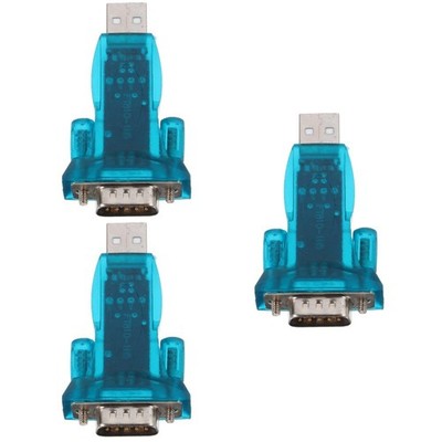  3 PCS Serial Communication Data Adapter Usb to Adapters Port Module Monitor