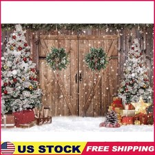 Christmas Photography Backdrop Soft Fabric Party Decoration Machine Washable New