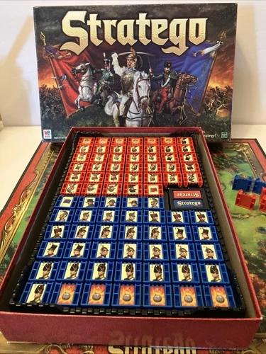 Vintage Stratego 1999 Board Game Hasbro Battlefield Game - Complete