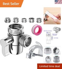 Versatile Brass Diverter Valve with Aerator: Effortless Shower  Sink Transition