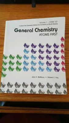 General Chemistry Atoms First - Paperback, by McMurry Robert C.Fay - Very Good j