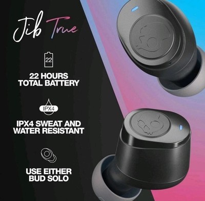 Skullcandy Jib True Wireless Ohrhörer mit Mikrofon 22 Stunden Akkulaufzeit - NEU