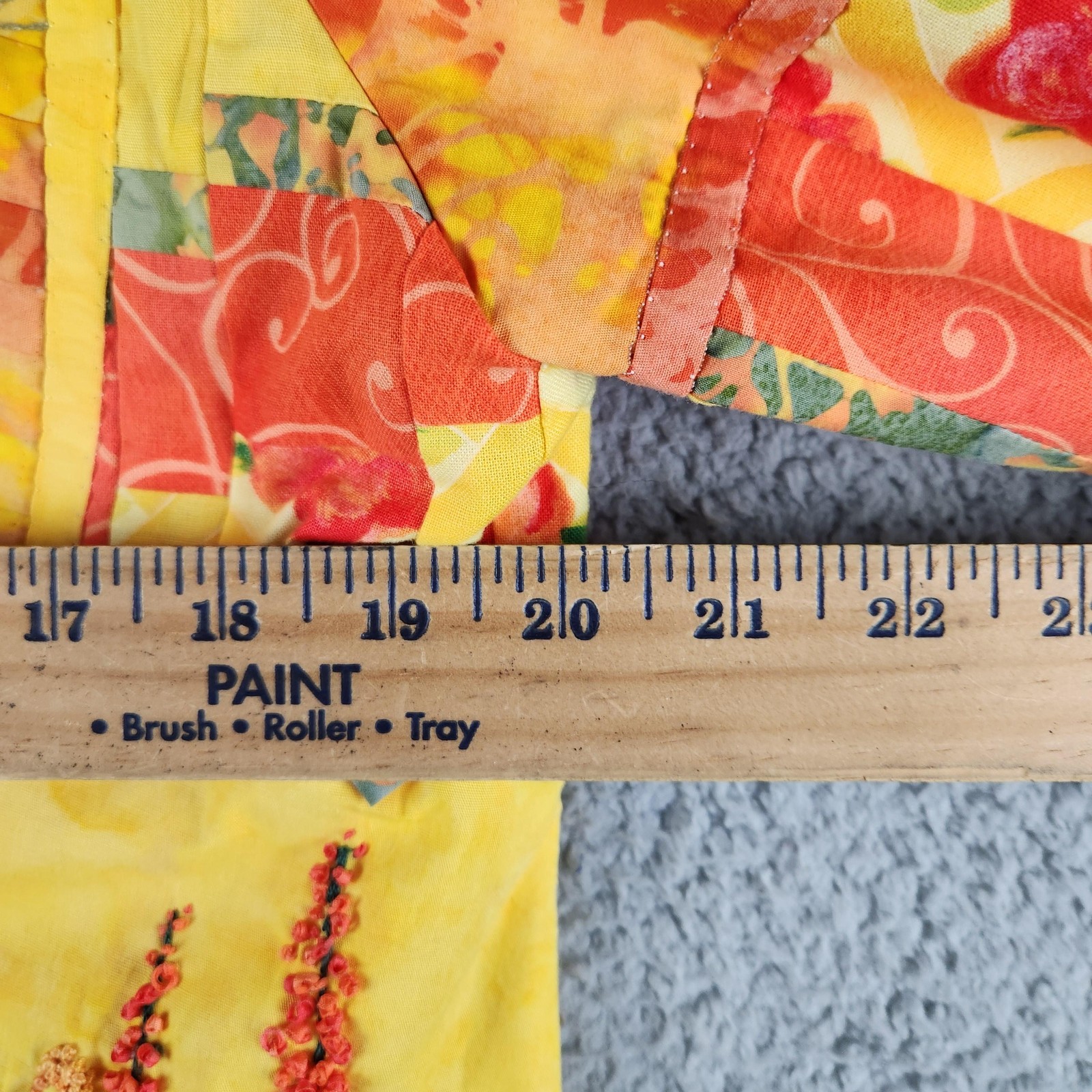 Handmade Patchwork Quilted Jacket Womens Medium O… - image 5